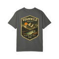 RoamWild Mountain Adventure T‑Shirt — 'Roam Far, Live Wild' Outdoor Graphic Tee