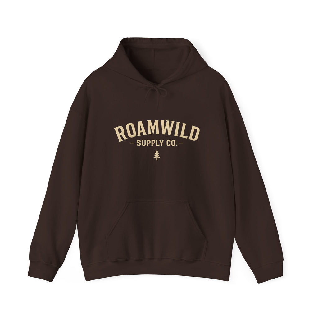 RoamWild Supply Co. Adventure Hoodie — "The Journey Is The Destination" Outdoor Pullover