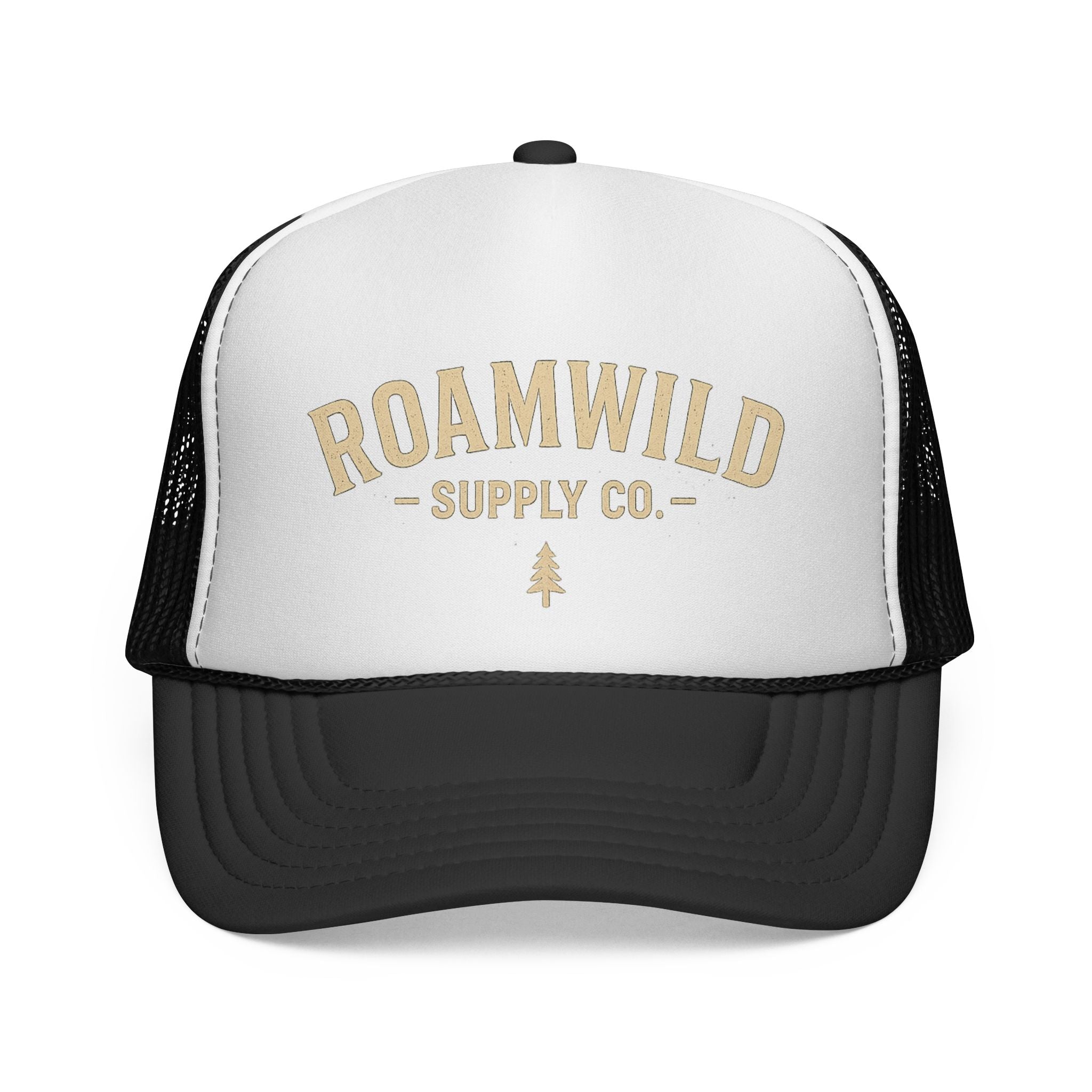RoamWild Supply Co. Trucker Cap — Vintage Outdoor Mesh Hat